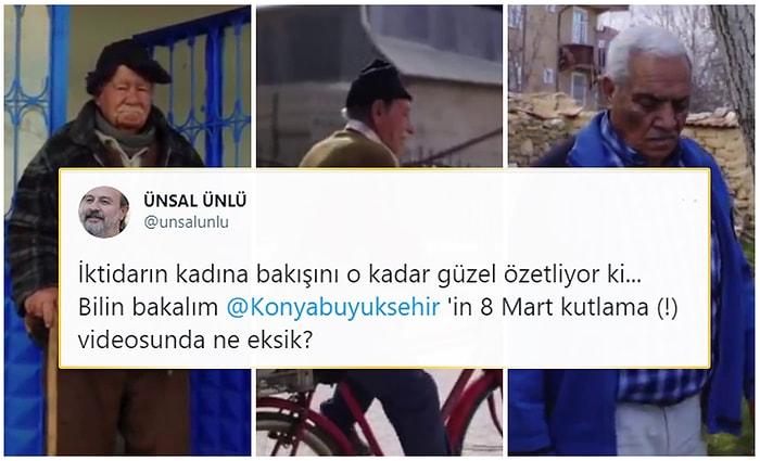 Konya Büyükşehir Belediyesi'nin 'Kadınsız' 8 Mart Videosu Tartışma Yarattı!