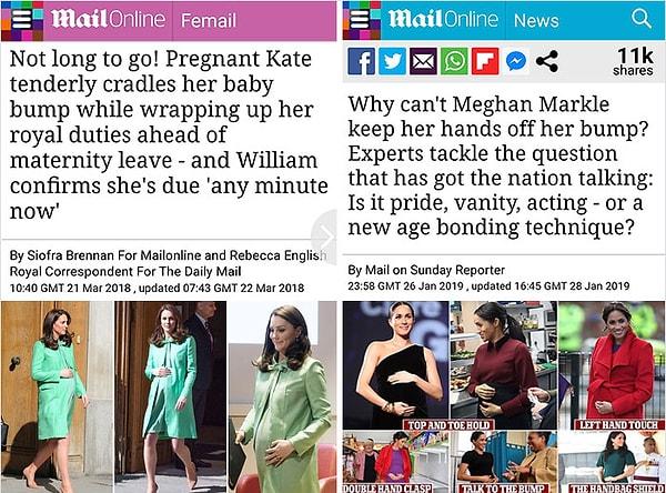 5. Meghan aynı zamanda medyanın Kate ve kendisine aynı şekilde davranmadığını, çifte standart uyguladıklarını anlattı.