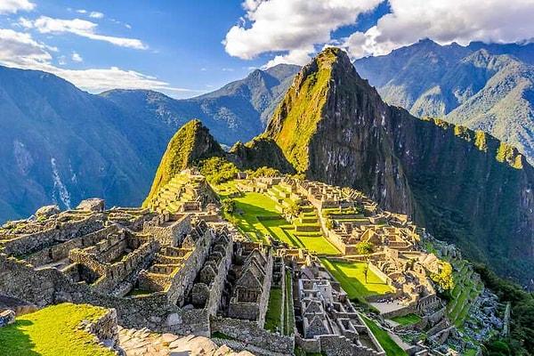 5. Machu Picchu'yu inşa etmek için tekerlek kullanılmadı.