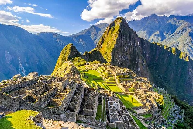 5. Machu Picchu'yu inşa etmek için tekerlek kullanılmadı.