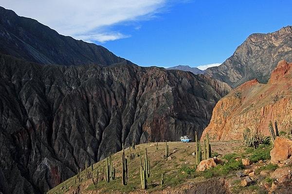 8. Dünyanın en derin kanyonu Peru'dadır.