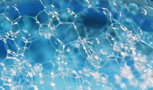 Пузырьковая сеть в мыльнице.