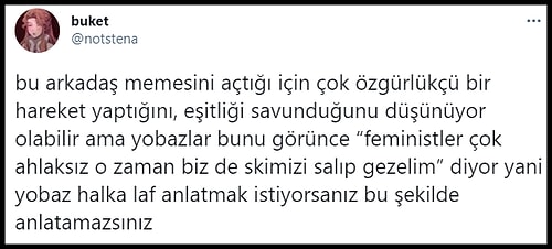 Memelerini Açarak '8 Mart Feminist Gece Yürüyüşü'ne Destek Veren Kadın, İnsanları İkiye Böldü