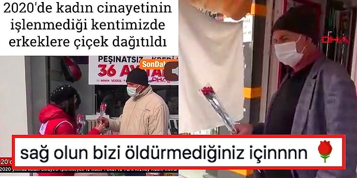 Kadın Cinayetinin İşlenmediği İllerde Erkeklere Karanfil Dağıtıp Teşekkür Eden Kızılay'a Tepkiler Gecikmedi