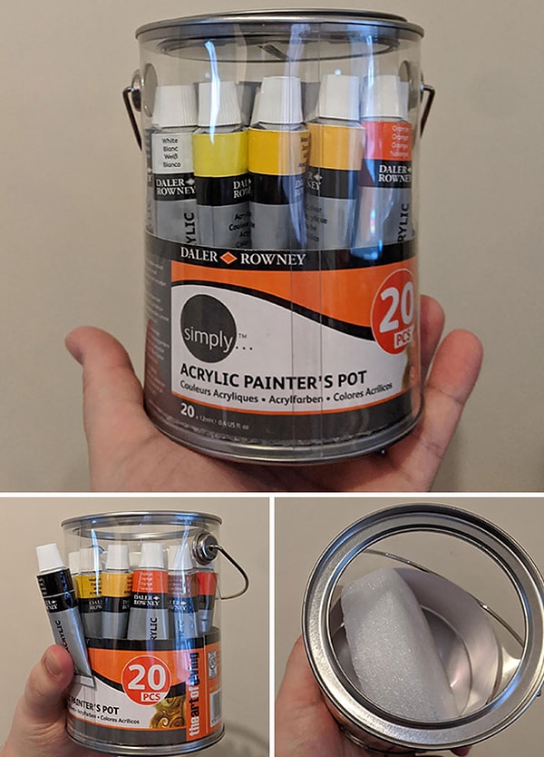 20. Акриловые краски, которые я купил