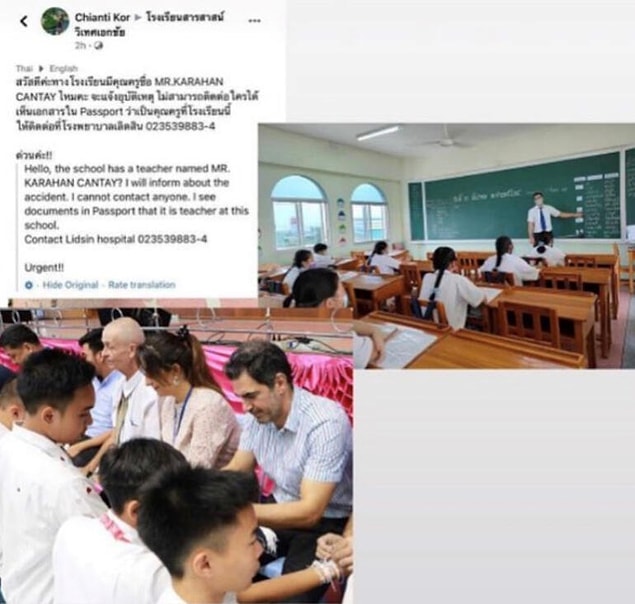 Son yıllarda Tayland'da matematik öğretmenliği yaptığı bilinen mankenden iki gün önce acı bir haber geldi.