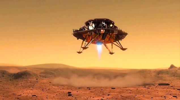 Çin geçen yıl Mars'a, şu anda Kızıl Gezegen'in yörüngesinde bulunan Tianwen-1 keşif aracını fırlattı.