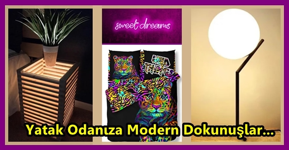 Yatak Odanı Çok Daha Modern Hale Getirecek Hem İndirimli Hem Şık Ev Yaşam Ürünleri
