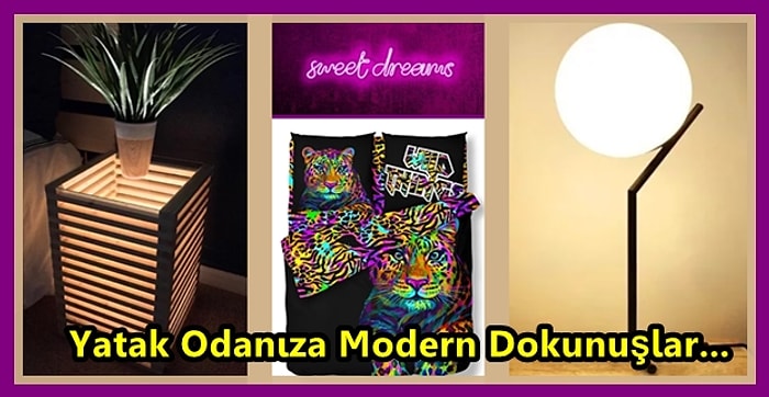 Yatak Odanı Çok Daha Modern Hale Getirecek Hem İndirimli Hem Şık Ev Yaşam Ürünleri