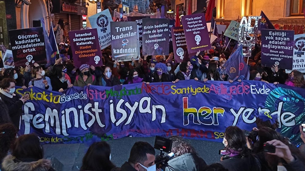 Feminist Gece Yürüyüşü'ne Katılanların Gözaltı Gerekçesi; Ritme Göre Zıplamak...