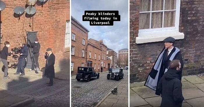Peaky Blinders'ın Liverpool'da Devam Eden 6. Sezon Çekimlerinden Sosyal Medyaya Düşen Görüntüler