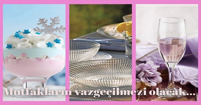 Mutfağınızın Şıklığına Şıklık Katıp Her Sofraya Uyum Sağlayacak 21 İndirimli Cam Ürün