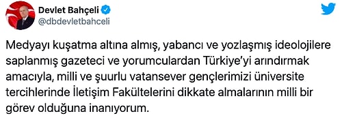 'Milli Görev' Diyerek Gençleri İletişim Okumaya Çağıran Bahçeli Tepkilerin Odağında