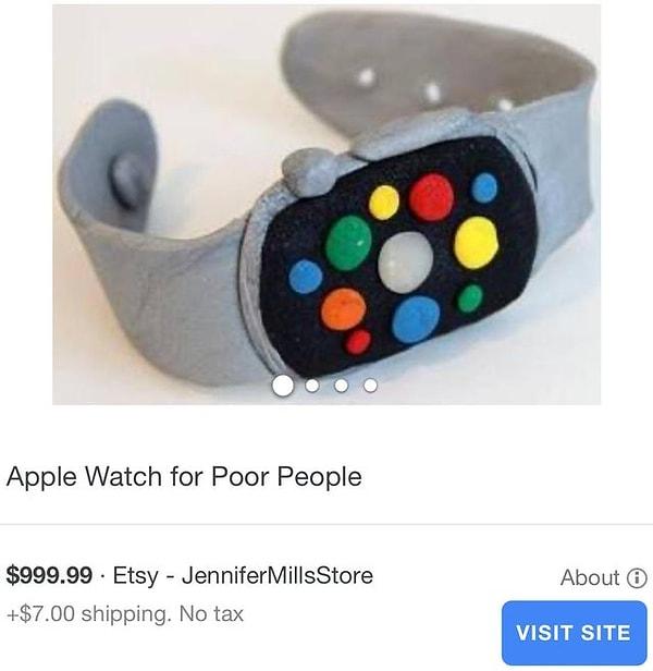 14. 999 dolara satılan 'fakir insanlar için Apple Watch':
