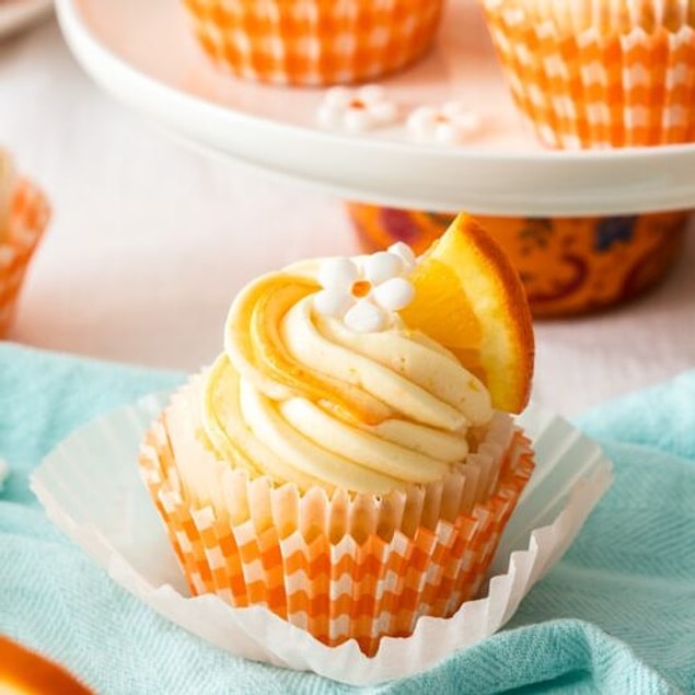 10. Portakallı Cupcake: