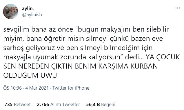 6. Kaldı mı böyle aşklar? :)