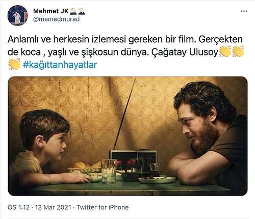 Çağatay Ulusoy'un Başrolünde Olduğu Netflix Yapımı 'Kağıttan Hayatlar' Filmi Oldukça Beğeni Topladı