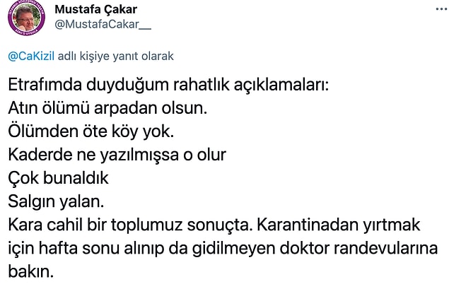 Toplumu cahil bulanlar da.