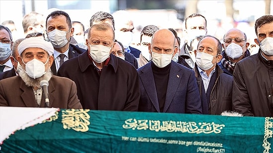 İçişleri Bakanı Soylu'nun Annesi Servet Soylu Son Yolculuğuna Uğurlandı