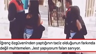 Bir Kadının Erkek Belediye Çalışanını Dans Ederek Taciz Ettiği ve Israrla Takip Ettiği Video Olay Oldu