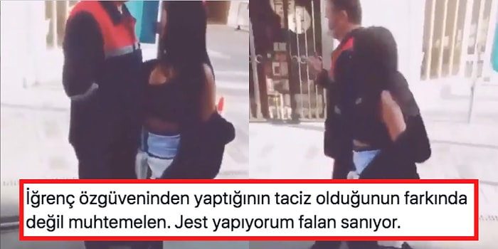 Bir Kadının Erkek Belediye Çalışanını Dans Ederek Taciz Ettiği ve Israrla Takip Ettiği Video Olay Oldu