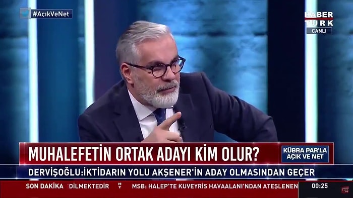 Canlı Yayında 'Yandaş' Tartışması: 'Ben Gazeteciyim' Sözüne İYİ Partili Dervişoğlu Kahkaha Attı