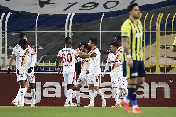5. Bu sezonun 26. haftasında Göztepe, Fenerbahçe'yi 1-0 yenerek 21 yıllık seriyi sonlandırmıştı.