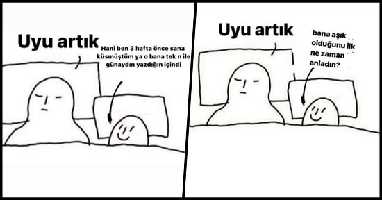 Sevgililerini Ahiret Sorusu Gibi Sorularla Darlayanların Başlattığı 'Uyu Artık' Akımından 23 Harika Tespit