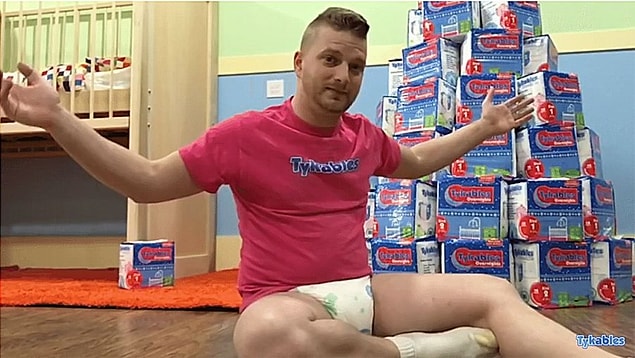 Fetişe sahip erkekler bebek bezini çok daha sık kullanıyor.