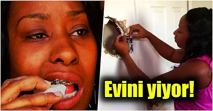 Bu Nasıl Bağımlılık? 7 Yıl Boyunca 100 Metrekare Duvarı Bana mısın Demeden Yiyen Bi’ Acayip Kadın