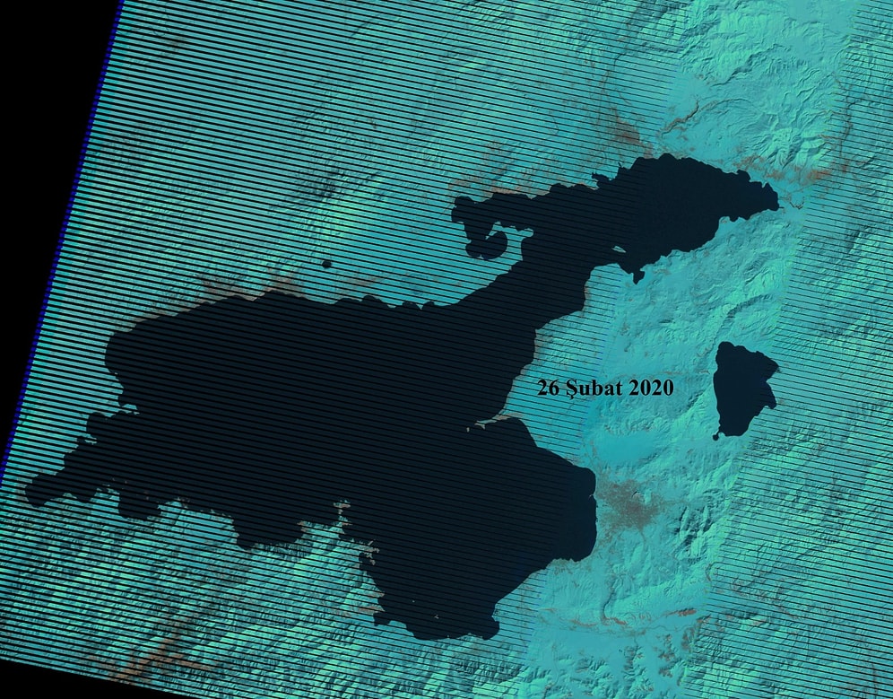 Van'daki Kuraklık Tehlikesi Uydudan Görüntülendi: İnci Kefalleri de Etkilenecek