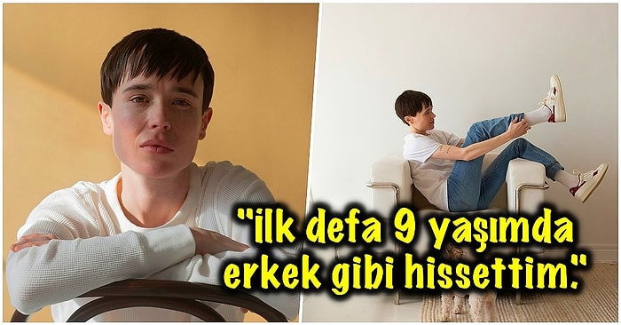 Trans Bir Birey Olduğunu Açıklayan Elliot Page Yeni Görüntüsü ve Açıklamaları ile Herkesi Şaşırttı!