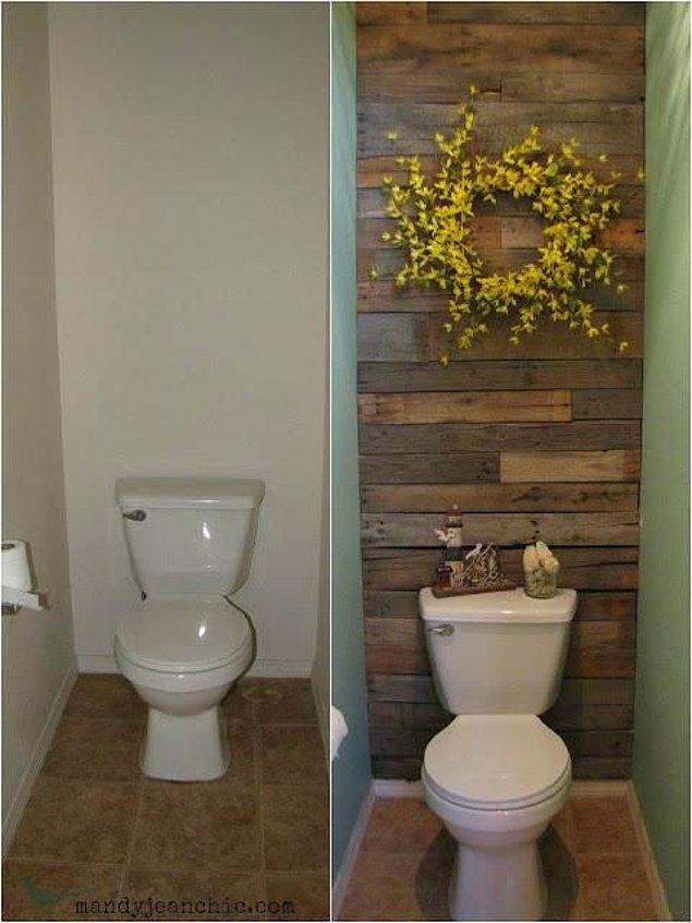 10. Odanızda kendi tuvaletiniz varsa (bu kadar şanlıysanız) burayı da güzelleştirebilirsiniz.