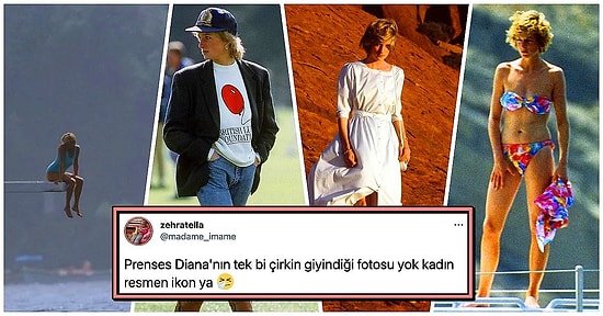 Kalplerimizi Fetheden Prenses Diana'nın Daha Önce Görmediğiniz Birbirinden Havalı Fotoğrafları