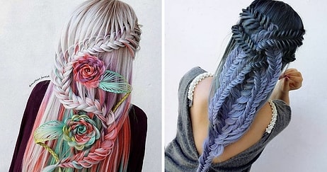20 самых креативных причесок для девушек от художницы-самоучки, которые понравятся любой Рапунцель