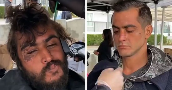 Изменение начинается с человека, а точнее с его волос: Барбер бесплатно стрижет бездомных с улицы (20 до и после)