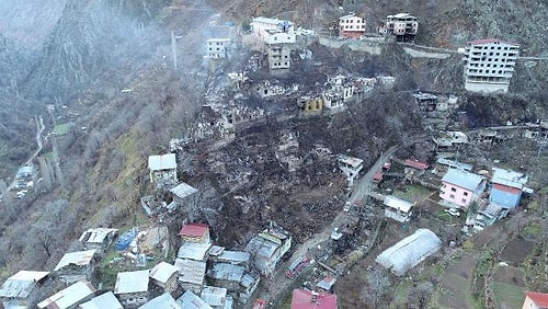 Artvin Yusufeli'ndeki Yangın Felaketinin Boyutu, Gün Ağarınca Ortaya Çıktı...