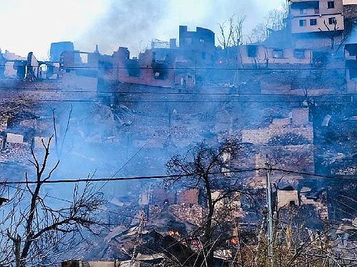 Artvin Yusufeli'ndeki Yangın Felaketinin Boyutu, Gün Ağarınca Ortaya Çıktı...