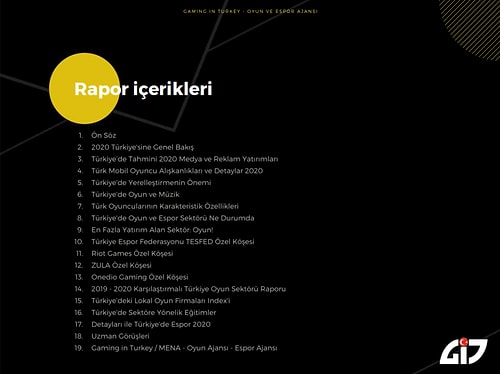 Türk Oyun Sektörünün Karnesi Olan 2020 Türkiye Oyun Sektörü Raporu Yayınlandı