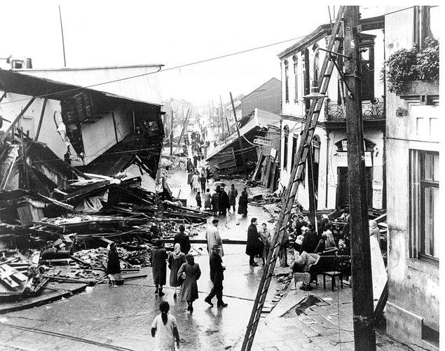 Günümüzde gelmiş geçmiş en büyük deprem olma unvanını hala taşıyan Valdivia Depremi, 22 Mayıs 1960'da Şili'nin Valdivia şehrinde meydana geldi.