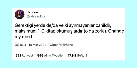 Yeni Tartışmamız Hayırlı Olsun! Bağlaçları Ayıramayan Cahil midir?