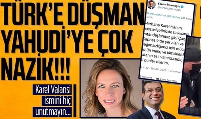 İsrail Büyükelçiliği'nden Takvim Gazetesinin İmamoğlu Haberine Kınama