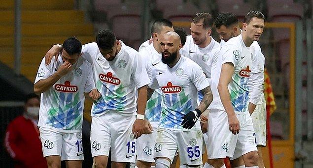 Türk Telekom Stadı'nda oynanan ve 7 gol, bir kırmızı kart, bir penaltıya sahne olan müthiş mücadelede Çaykur Rizespor güldü.