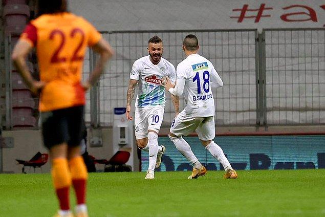 Karadeniz ekibine galibiyeti getiren goller 2'de Samudio, 41'de Boldrin, 54'te penaltıdan Skoda ile 90+3'te Fernando'dan geldi.