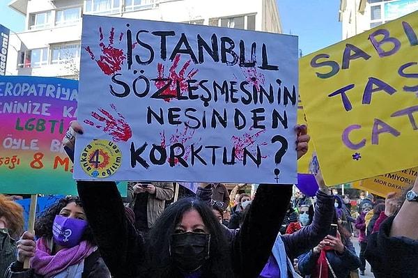 Kadınların yaşama hakkının güvencesi İstanbul Sözleşmesi'nden vazgeçmeyeceğiz!