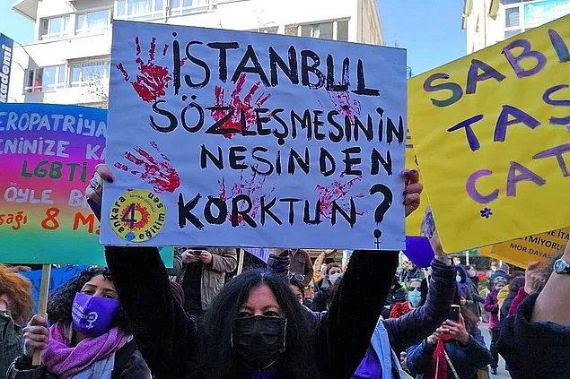 Kadınların yaşama hakkının güvencesi İstanbul Sözleşmesi'nden vazgeçmeyeceğiz!