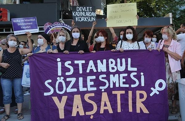 İstanbul Sözleşmesi'nin feshine tepkiler giderek artıyor.