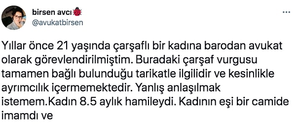 Kadınlar bu sözleşmeye boşuna hayatta kalma sigortamız demiyor! Bunun bir karşılığı var. Twitter'dan Avukat Birsen Avcı, sözleşmenin nasıl kadınların hayatını kurtardığını bir örnekle açıkladı.