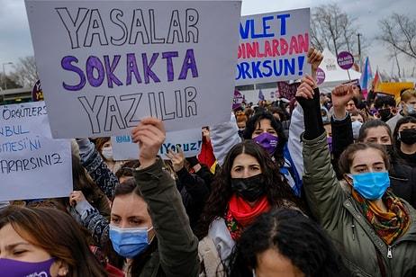 Kadınlar Sokakta: 'İstanbul Sözleşmesi'ni Uygula'