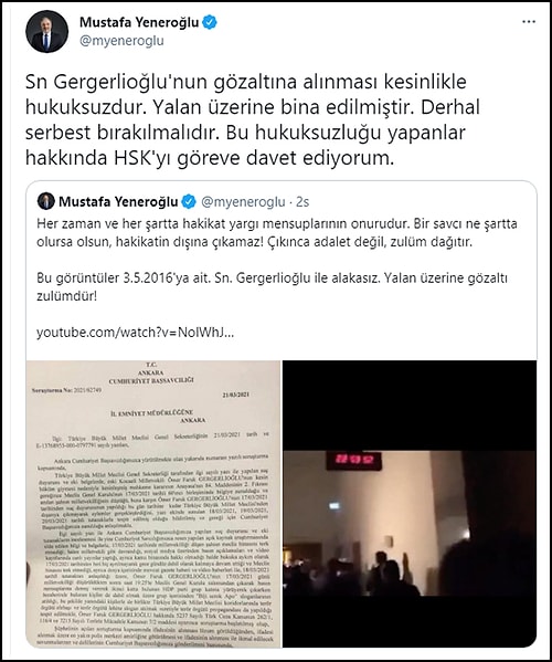 Gergerlioğlu'nun Gözaltına Alınış Şekli Sosyal Medyada Tepkilere Neden Oldu: 'Utanç Verici'